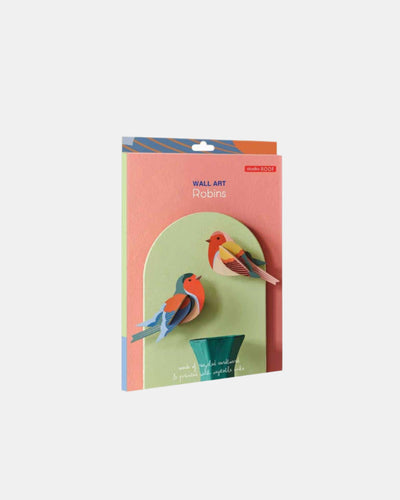 Studio Roof Wall Art  / Garden Birds / Set Of 2