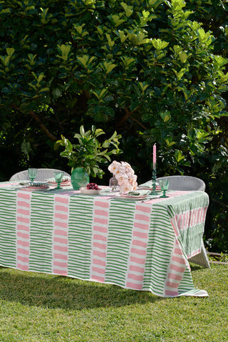 Aqua Door Tablecloth