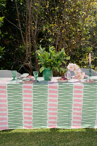 Aqua Door Tablecloth