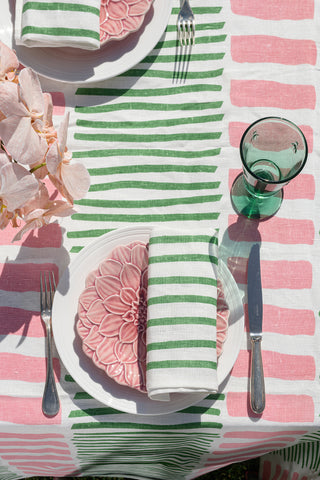 Aqua Door Tablecloth