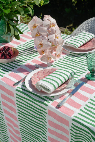 Aqua Door Tablecloth