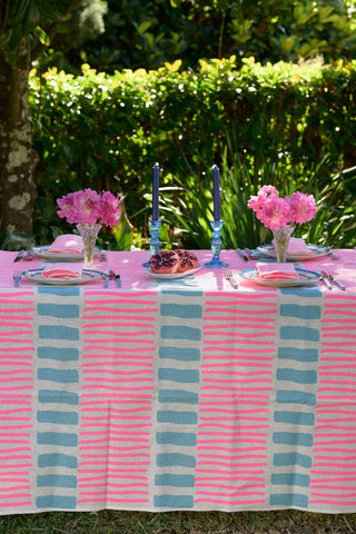 Aqua Door Tablecloth