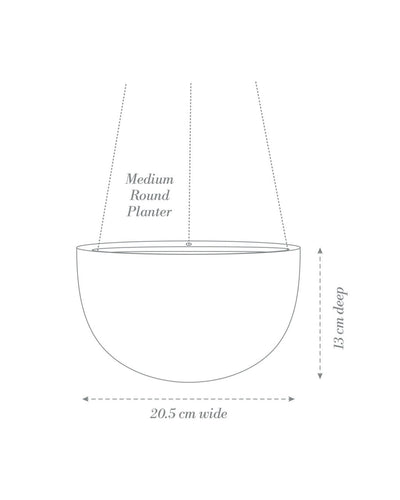 Angus & Celeste Decorative Hanging Planter